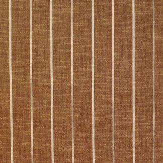 Haber Tobacco by Carole Designer Fabric Linear Color 68% COTTON, 23% RAYON, 8% LINEN, 1% POLY CHINA Passes 15,000 Double Rubs Wyzenbeek 5 1/8" H 56" - Swanky Fabrics -