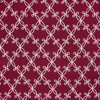 Precise Bordeaux by Carole Designer Fabric Mulberry Sangria 60% Polyester, 30% Cotton, 10% Linen India N/A 11 1/2" V, 8 1/2" H 52" - Swanky Fabrics -