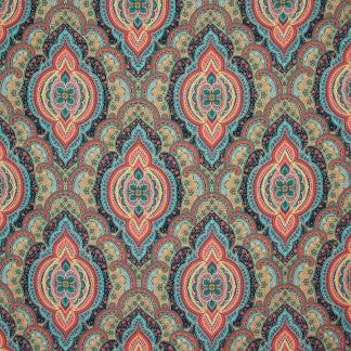 Hudson Valley Jewel by Carole Designer Fabric Refined Beauty 100% Cotton-SSR South Korea Passes 15,000 Double Rubs Wyzenbeek 17 3/4" V, 13 1/2" H HD 54" - Swanky Fabrics -