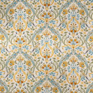 Birds And The Bees Lapis by Carole Designer Fabric
