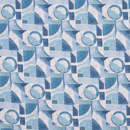 Weatherstone Ocean by Carole Designer Fabric Bluebird 100% Polyester India Passes 30,000 Double Rubs Wyzenbeek </p><p>Repeat: 13 1/2" V, 6 3/4" H HD 54" - Swanky Fabrics -