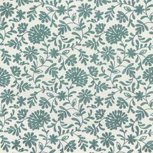Love Language Teal by Carole Designer Fabric