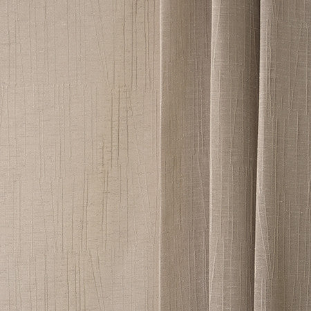 Sound Of Silence Mushroom by Carole Designer Fabric Sheer Philosophy 100% Polyester Turkey N/A 8 3/4" V, 11 1/4" H 118" - Swanky Fabrics -