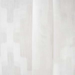 On Behalf White by Carole Designer Fabric