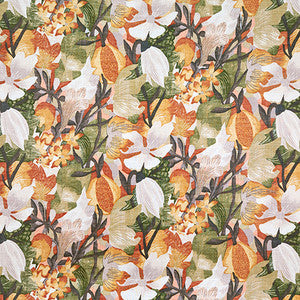 Juanita Burnt Orange by Carole Designer Fabric
