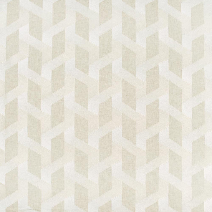 Multiplex Pearl by Carole Designer Fabric Onyx & Ivory 70% Polyester, 30% Linen India N/A Horizontal: 875 and Vertical: 65 52 - Swanky Fabrics -