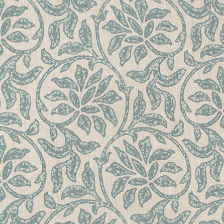 Caswell Bay Harbor by Carole Designer Fabric Jade 70% Cotton, 25% Polyester, 5% Linen India N/A 10 1/2" V, 10 3/4" H 54" - Swanky Fabrics -