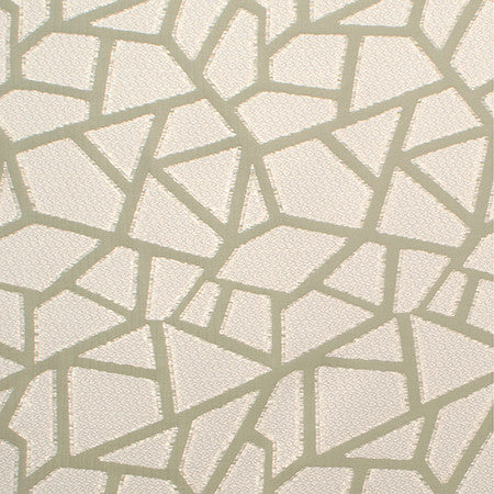 All Angles Sage by Carole Designer Fabric Radiance 100% Polyester Turkey N/A 18" V, 10" H 58" - Swanky Fabrics -