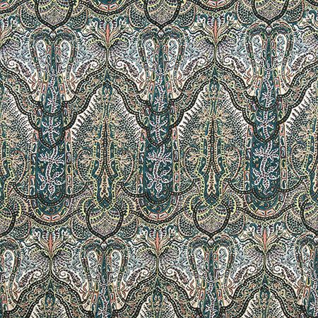 Push Ahead Rainforest by Carole Designer Fabric Well Suited 55% Linen, 45% Rayon- Stain Repellent 12,000 Wyzenbeek Double Rubs 9" V, 36" H 54" - Swanky Fabrics -