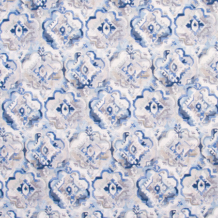 Will Stay Bluebird by Carole Designer Fabric Bluebird 100% Cotton S Korea Passes 15,000 Double Rubs Wyzenbeek 24 1/2" V, 13 1/2" H HD 54" - Swanky Fabrics -