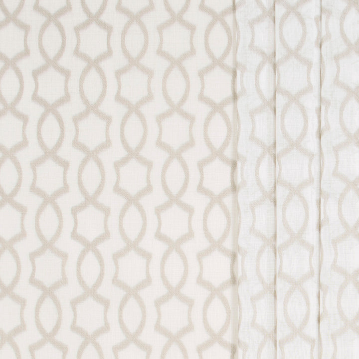 Silver Medal Smoke by Carole Designer Fabric Sheer Marvel 100% Polyester TURKEY N/A Horizontal: 825 and Vertical: 125 118 - Swanky Fabrics -