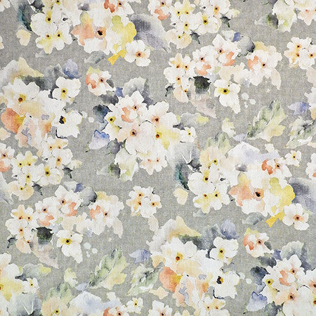 New Love Grey by Carole Designer Fabric Harvest 100% Polyester China 31,000 Wyzenbeek Double Rubs 27" V, 27" H 58" - Swanky Fabrics -