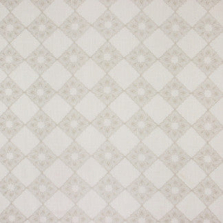 Kiss & Tell Bisque by Carole Designer Fabric Looking Glass 82% Polyester, 18% Linen CHINA - Horizontal: 5 3/4" and Vertical: 5 3/4" 53" - Swanky Fabrics -