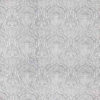 Think Twice Sterling by Carole Designer Fabric Lavender Mist 100% Polyester India N/A Horizontal: 13" and Vertical: 13" 54" - Swanky Fabrics -