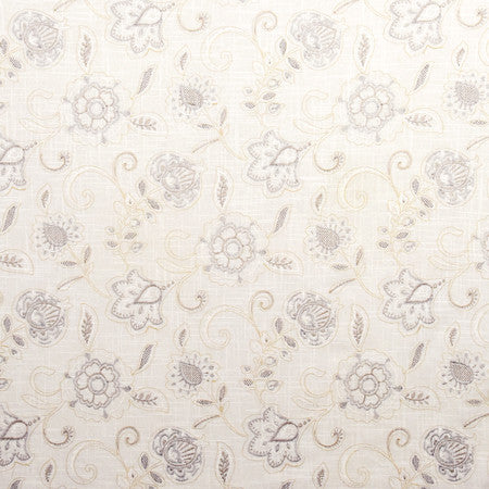 Spring Garden Cornsilk by Carole Designer Fabric From The Heart 55% Linen, 45% Rayon China 30,000 Wyzenbeek Double Rubs </p><p>Repeat: 17 1/2" V, 17 1/4" H 52" - Swanky Fabrics -