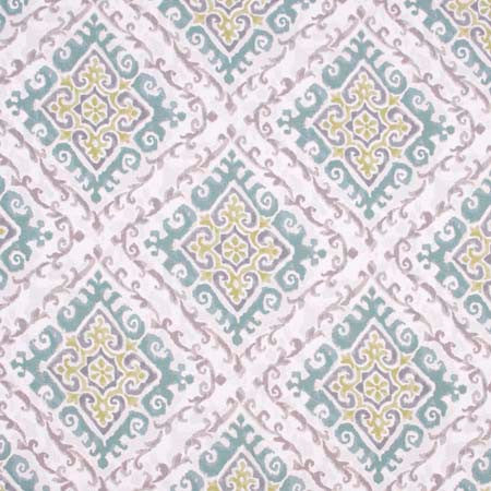 Hold The Trust Seaspray by Carole Designer Fabric Pink Jade 100% Cotton- SR Pakistan 30,000 Wyzenbeek Double Rubs 18" V, 17 3/4" H HD 55" - Swanky Fabrics -