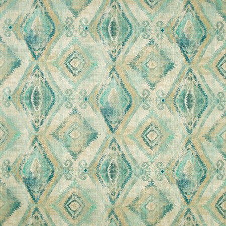 Cobblers Lane Eucalyptus by Carole Designer Fabric VIBRANCE 100% Polyester- Soil & Stain Repellent India Passes 30,000 Double Rubs Wyzenbeek 25 1/4" V, 27" H 54" - Swanky Fabrics -