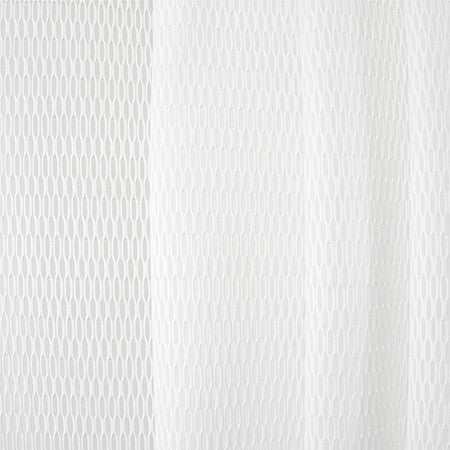 Lets Connect White by Carole Designer Fabric Sheer Luxury 100% Polyester FRANCE N/A 3/8" V, 1 1/8" H 112" - Swanky Fabrics -