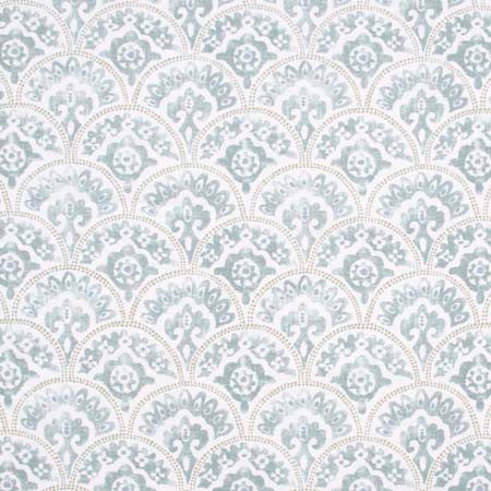 Under The Radar Celadon by Carole Designer Fabric Pink Jade 100% Cotton- SSR Pakistan 12,000 Wyzenbeek Double Rubs 12 5/8" V, 13 1/2" H 54" - Swanky Fabrics -