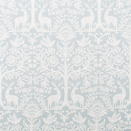Deer Ridge Serenity by Carole Designer Fabric Bluebell 84% Polyester, 16% Cotton India 32 1/4" V, 13 1/4" H 54.5" - Swanky Fabrics -