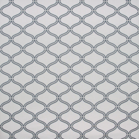 On The Mend Steel by Carole Designer Fabric MOUNTAIN SKY 73% Cotton, 27% Polyester India Passes 30,000 Double Rubs Wyzenbeek Horizontal: 7 1/2" and Vertical: 6 1/4" V 53" - Swanky Fabrics -