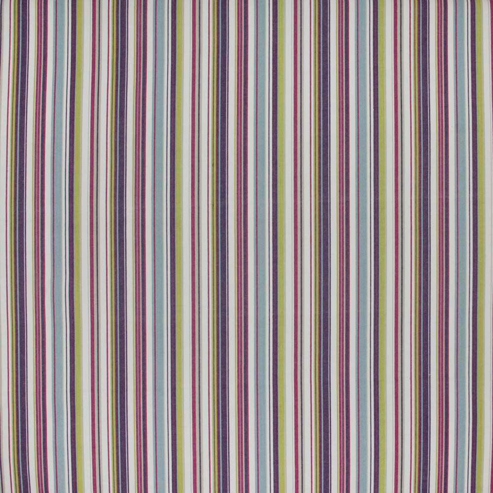 Cabaret Stripe Mulberry by Carole Designer Fabric In Tune 100% Cotton India N/A Horizontal: 9 and Vertical: 0 54 - Swanky Fabrics -