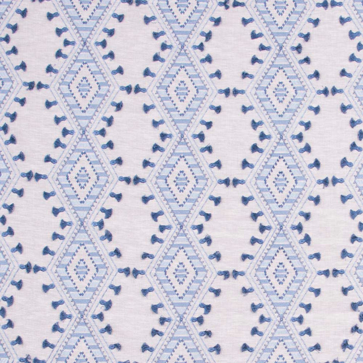 World Travels Bluebell by Carole Designer Fabric Red Sea 71% Polyester, 29% Cotton India 25,000 Wyzenbeek Double Rubs Horizontal: 6.5 and Vertical: 6.25 52 - Swanky Fabrics -