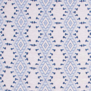 World Travels Bluebell by Carole Designer Fabric