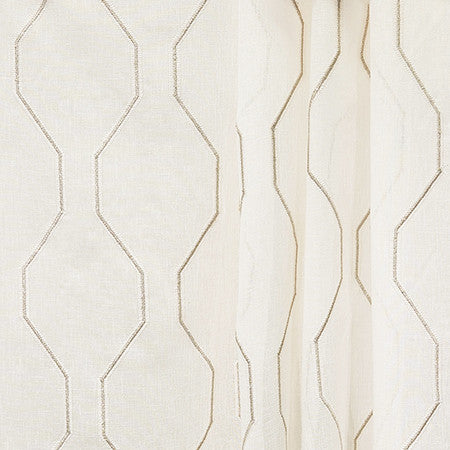 Will We Meet Champagne by Carole Designer Fabric Perfect Balance 63% Cotton, 37% Polyester India N/A 9 3/8" V, 7" H 56.5" - Swanky Fabrics -