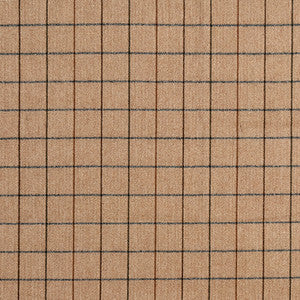 Divided Space Toffee by Carole Designer Fabric