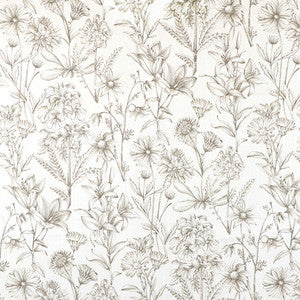 Garden Stencil Linen by Carole Designer Fabric