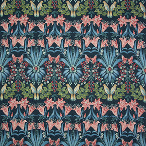 Birds Of Paradise Navy by Carole Designer Fabric