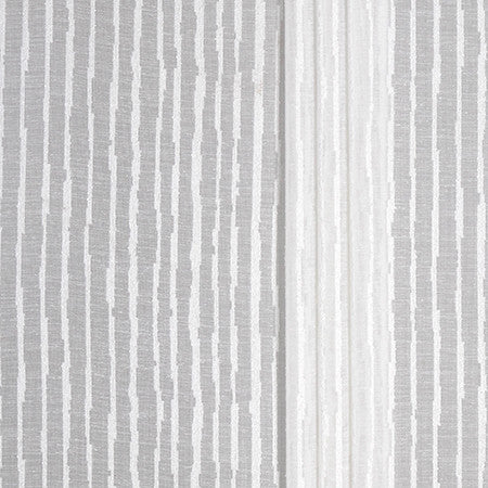 On A Breeze Chalk by Carole Designer Fabric Sheer Impressions 100% Polyester N/A 13 3/4" V, 14 1/2" H 118" - Swanky Fabrics -