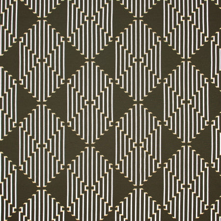 Conversation Piece Chocolate by Carole Designer Fabric COCONUT CREAM 80% Cotton, 20% Polyester India N/A Horizontal: 17" and Vertical: 15" 52" - Swanky Fabrics -