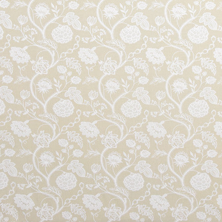 Charming Climb Pebble by Carole Designer Fabric From The Heart 70% Polyester, 30% Cotton India 9 1/2" V, 8 1/2" H 51.5" - Swanky Fabrics -