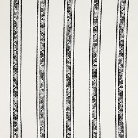 Not Ordinary Domino by Carole Designer Fabric Hidden Treasure Base: 60% Poly, 30% Cotton, 10% Linen Embr: 100% Visc India 5 3/4" V, 6 1/2" H 50" - Swanky Fabrics -
