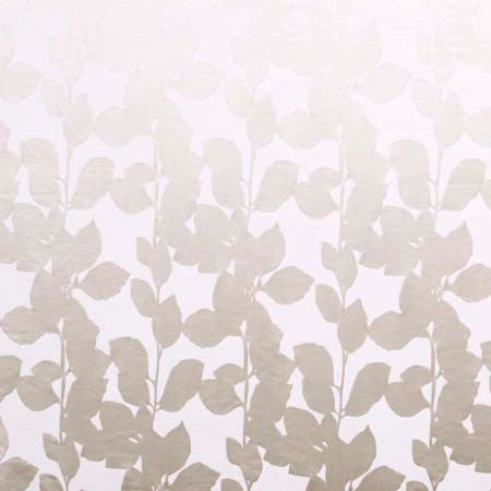 Petal Trail Oyster by Carole Designer Fabric Ash Oak 35% Polyester, 34% Viscose, 31% Cotton India 20 3/8" V, 9" H 54" - Swanky Fabrics -