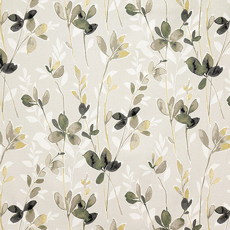 With The Flow Stone by Carole Designer Fabric Evergreen 100% Cotton India 24" V, 13 1/2" H HD 54" - Swanky Fabrics -