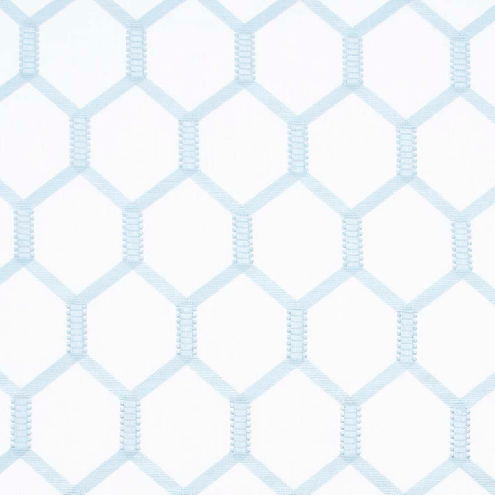 Shock Value Sky by Carole Designer Fabric Modern Edge 70% Viscose, 30% Linen India 51,000 Wyzenbeek Double Rubs Horizontal: 5.375 and Vertical: 9.25 52 - Swanky Fabrics -