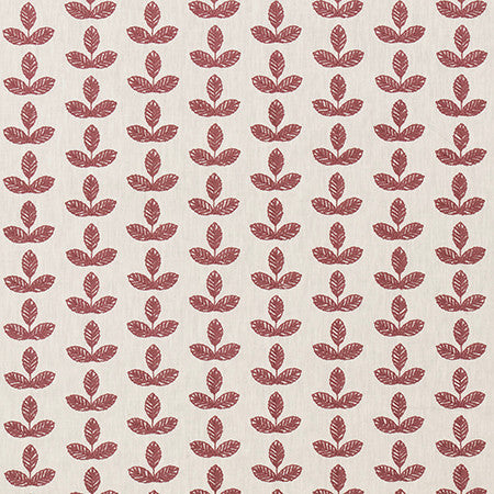 Charlotte Cranberry by Carole Designer Fabric English Garden Base: 52% Polyester, 48% Cotton Embr: 100% Cotton 60,000 Wyzenbeek Double Rubs 1 1/2" V, 3 7/8" H 54*" - Swanky Fabrics -