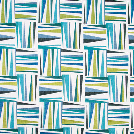 Color Rush Peacock by Carole Designer Fabric Haven 100% Cotton India 15" V, 13" H 52" - Swanky Fabrics -