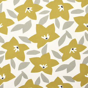 Goodness Knows Mustard by Carole Designer Fabric
