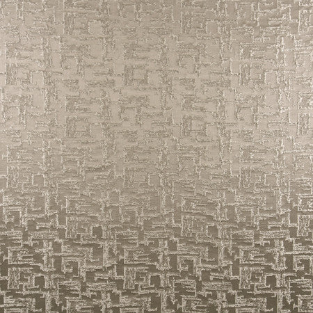 Crossed Paths Pewter by Carole Designer Fabric Marble & Brass 78% Polyester, 22% Cotton India N/A </p><p>Repeat: 11 3/8" V, 13 3/8" H 54" - Swanky Fabrics -
