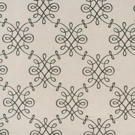 State Of Grace Mocha by Carole Designer Fabric ONYX & IVORY 60% Polyester, 30% Cotton, 10% Linen India N/A Horizontal: 13" and Vertical: 15 3/4" V 50" - Swanky Fabrics -