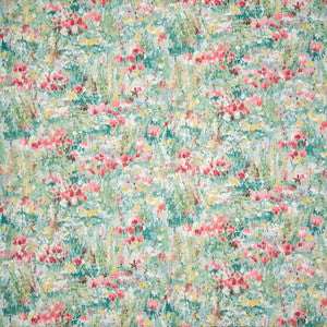 Sooner Than Later Turquoise by Carole Designer Fabric