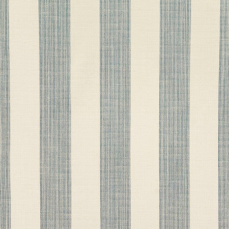 Relaxed Stripe Ocean by Carole Designer Fabric Dewdrop 57% Cotton, 35% Polyester, 8% Linen India 12,000 WYZENBEEK DOUBLE RUBS 7" H 55" - Swanky Fabrics -