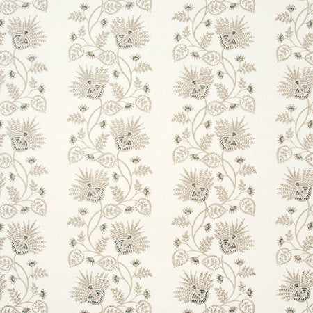Love & Respect Natural by Carole Designer Fabric Birch 52% Polyester, 48% Cotton India 12 1/2" V, 12 1/2" H 51" - Swanky Fabrics -