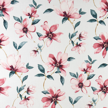 Nights In Georgia Rose by Carole Designer Fabric Muse 100% Cotton Spain 27" V, 13 1/2" H HD 54" - Swanky Fabrics -