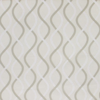 Rhythmic Light Silver by Carole Designer Fabric Sheer Genius 100% Polyester Turkey N/A </p><p>Repeat: 8 1/2" V, 6" H 55" - Swanky Fabrics -
