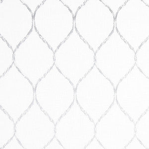 As You Go White Steel by Carole Designer Fabric